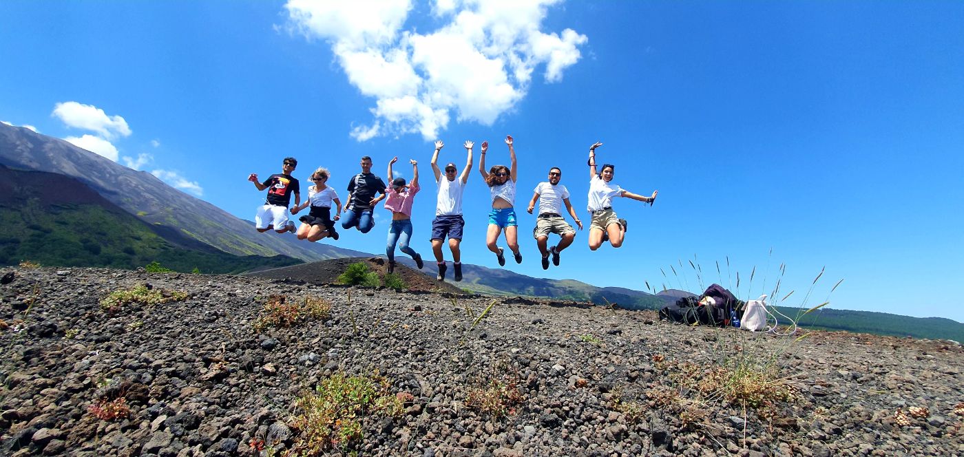 Etna e degustazione di vini