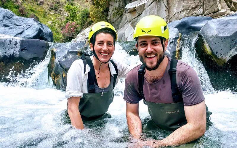 Trekking fluviale nelle Gole dell'Alcantara